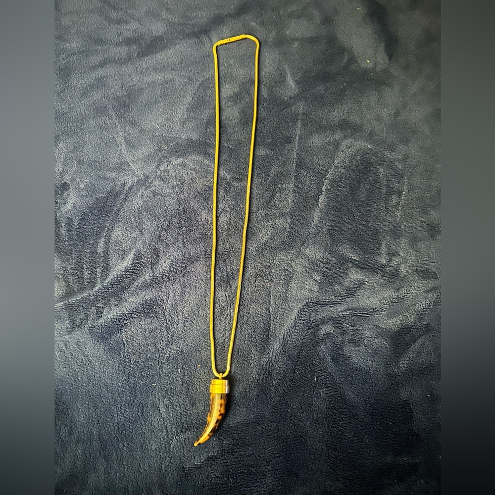 MICHAEL Michael Kors Gold Necklace with Horn Pendant